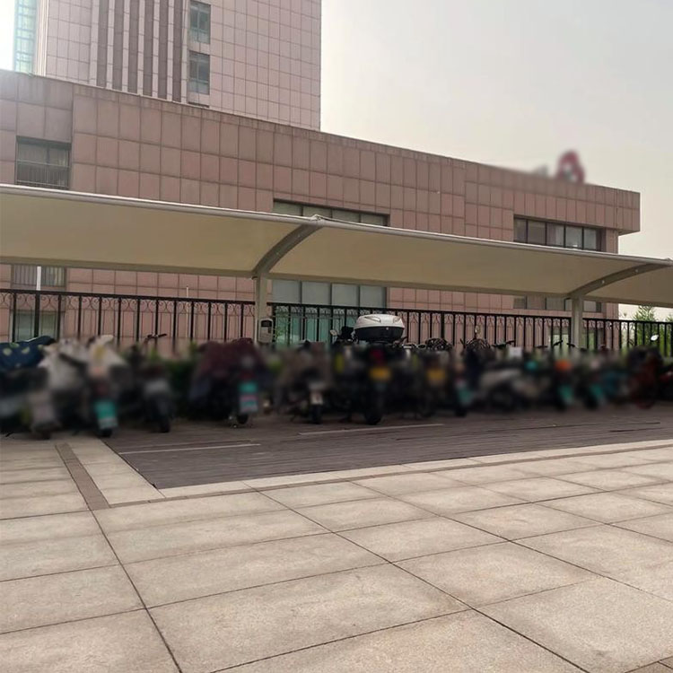 秀山膜结构电动车棚