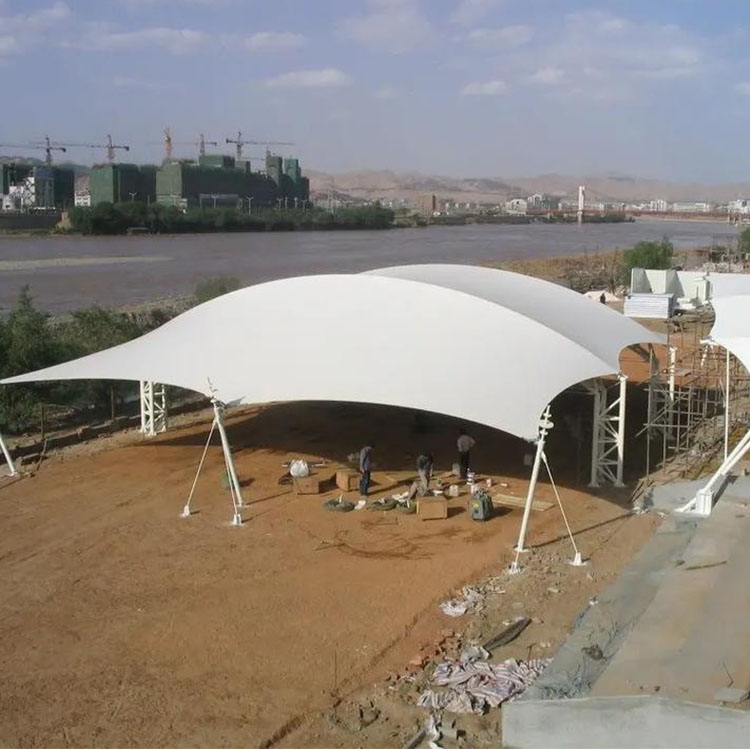 秀山膜结构汽车棚